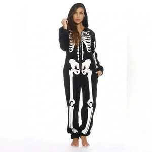NWT Just Love Skeleton Adult Oneise for Women Sz L